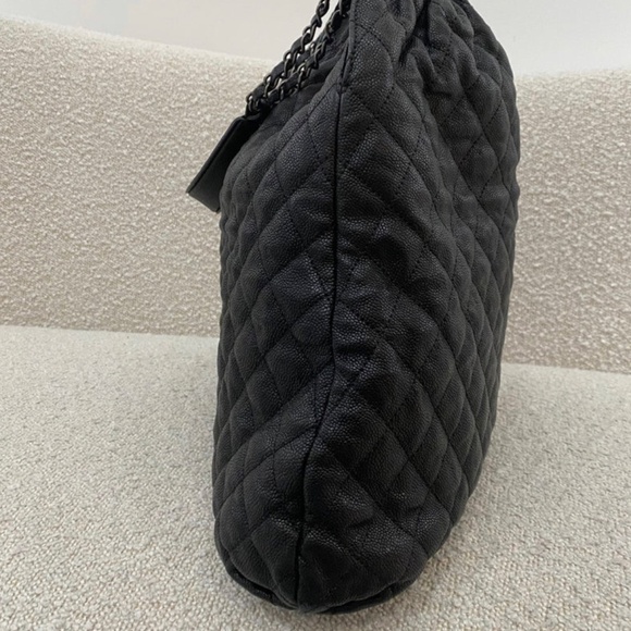 Authentic Pre-Owned Chanel Black Caviar Elastic CC Tote - Picture 9 of 16